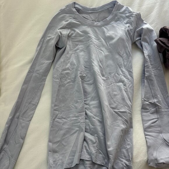 Lululemon Swiftly Long Sleeve Purple Size 2 - Picture 1 of 2